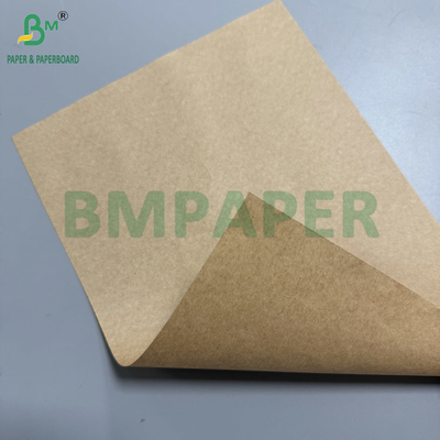 60gm Brown Kraft Rolls de papel resistente a la grasa para el paquete de embalaje de alimentos fritos 7 Resistencia al aceite