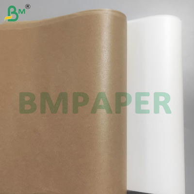 Rollos de papel siliconado blanco de 30 g/m² de doble cara para cocinar