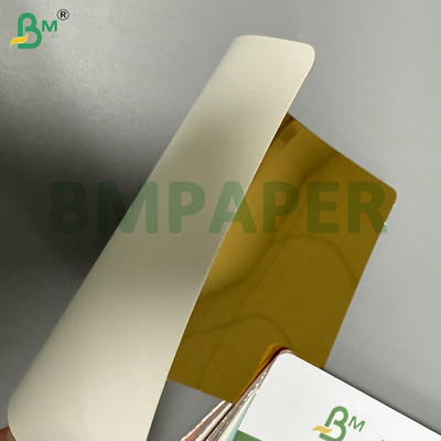 200 g 250 g de cartón metálico Oro 1 lado con espalda blanca 70 x 100 cm