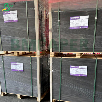120g 130g 140g Cartón negro puro resistente al plegado para embalaje de cajas de regalo DIY