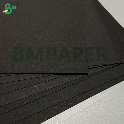 120g 130g 140g Cartón negro puro resistente al plegado para embalaje de cajas de regalo DIY