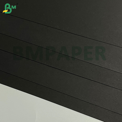 120g 130g 140g Cartón negro puro resistente al plegado para embalaje de cajas de regalo DIY