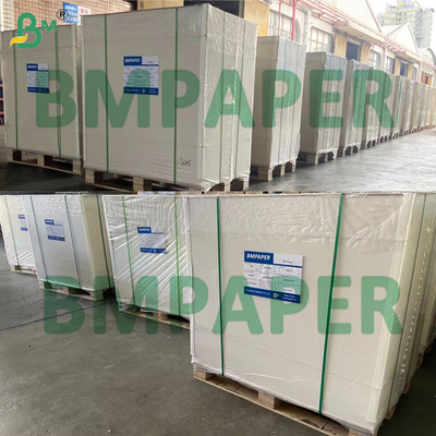 Papel Kraft Blanco Sin Blanquear de Alta Resistencia 60gsm para Bolsas de Transporte de Alimentos SOS