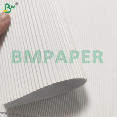 135+135+135gm 3 capas de hojas de papel blanco corrugado para cajas de pizza