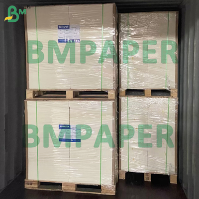 Cartón SBS natural liso sin estucar de 300 g y 350 g, tono blanco brillante