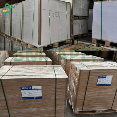 Papel blanco de alta resistencia al húmedo para envases de bebidas Papel de etiqueta de cerveza recubierto de una sola cara