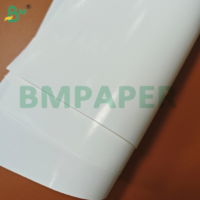75 gramos de un lado brillante de un lado mate de resistencia húmeda rollo de papel de etiqueta