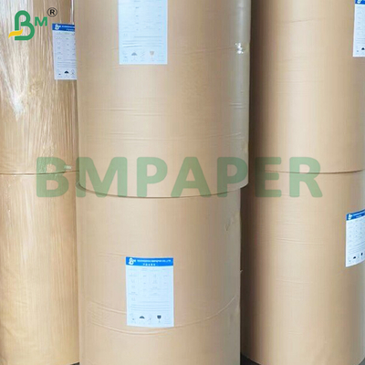 75 gramos de un lado brillante de un lado mate de resistencia húmeda rollo de papel de etiqueta