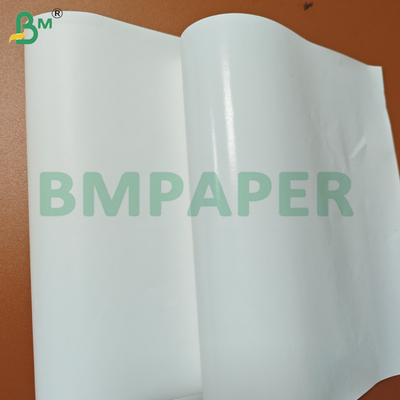 75 gramos de un lado brillante de un lado mate de resistencia húmeda rollo de papel de etiqueta