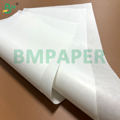 Papel de embalaje kraft encerado virgen blanco de 40 g/m² y 45 g/m² para embalaje de sándwiches 18x18