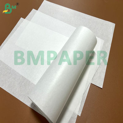 Papel de embalaje kraft encerado virgen blanco de 40 g/m² y 45 g/m² para embalaje de sándwiches 18x18
