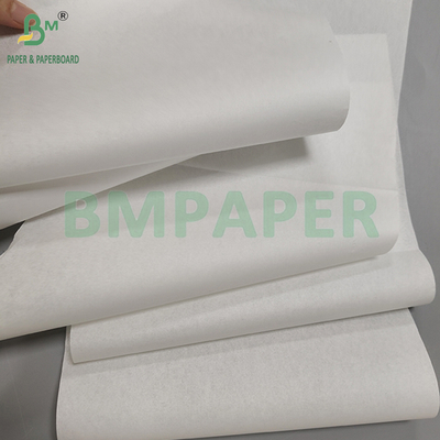 Papel encerado blanco sin recubrimiento de 30 g/m² y 35 g/m² para envolver alimentos fritos