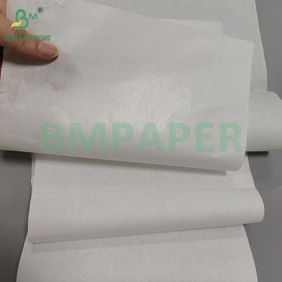 Papel encerado blanco sin recubrimiento de 30 g/m² y 35 g/m² para envolver alimentos fritos