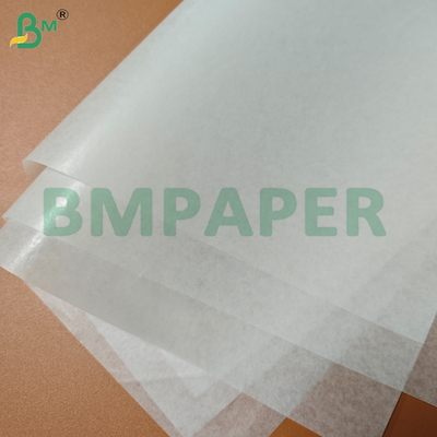 Hojas de papel recubiertas de cera no adhesiva de grado alimenticio de 40 gsm para dulces