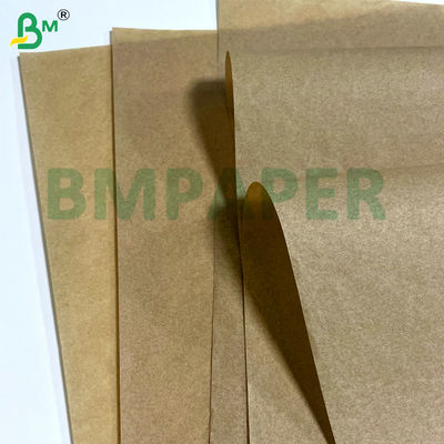 35gm Kit 7 Papel de envoltura resistente a la grasa para sándwiches de alimentos grasos reciclables marrones