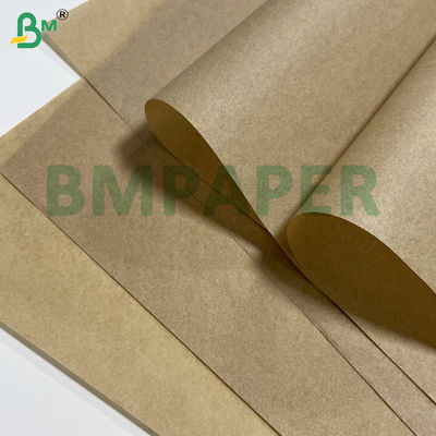35gm Kit 7 Papel de envoltura resistente a la grasa para sándwiches de alimentos grasos reciclables marrones