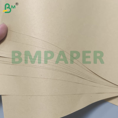 60 gm 70 gm Hojas de papel kraft marrón de alta resistencia de celulosa reciclada