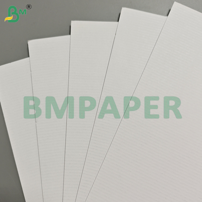 Hojas de papel ondulado de color blanco de una sola cara, de 100+80 gsm