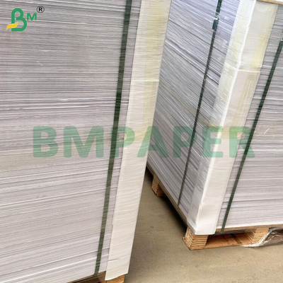 Hojas de papel ondulado de color blanco de una sola cara, de 100+80 gsm