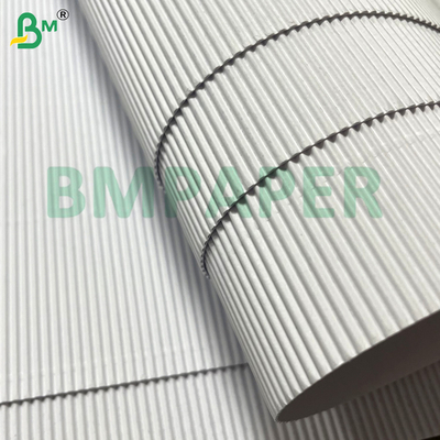 Papel corrugado acanalado blanco ligero de 15.5*20" para embalaje de cajas de manualidades y regalos