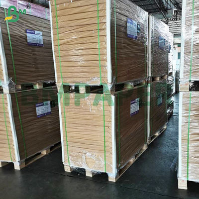 460gm Carpeta de papel sin revestimiento con tapa de sello, carpeta de papel sin revestimiento, papel de junta absorvente blanco