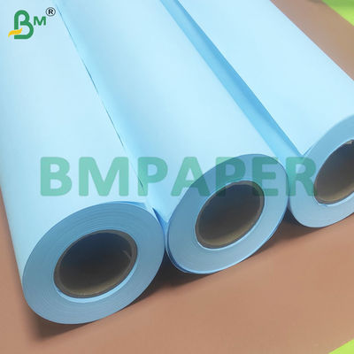 Dos caras azules de 80 gramos, rollos de papel para dibujo de ingeniería.