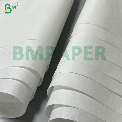 45g 40cm Papel Kraft Blanco Liso Glaseado a Máquina en Rollo