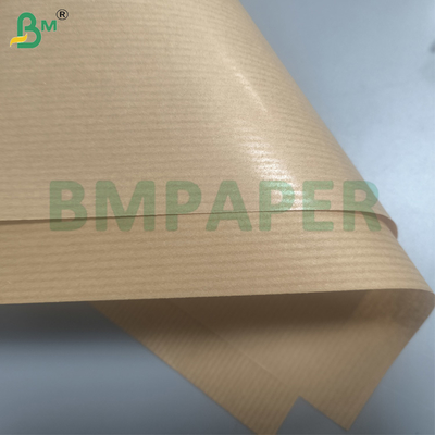 40g - Papel Kraft MG Natural sin blanquear de 80gsm con estrías para envolver regalos