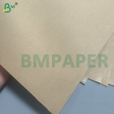 40g - Papel Kraft MG Natural sin blanquear de 80gsm con estrías para envolver regalos
