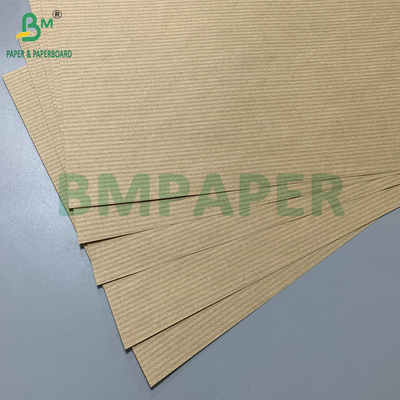 Papel Kraft Rayado Marrón de Alta Rigidez 50gsm 60gsm Para Embalaje de Flores