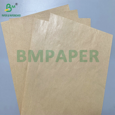 Papel Kraft Rayado Marrón de Alta Rigidez 50gsm 60gsm Para Embalaje de Flores