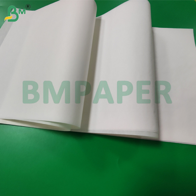 Papel antigrasa blanco de 35g y 40g para envolver comida rápida, kit de 7, a prueba de aceite, 1050mm