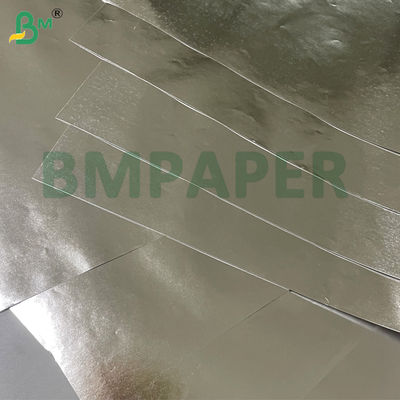 Protección de alimentos Eficiencia de sellado térmico Papel de papel de aluminio de comida rápida de plata de 56 gramos