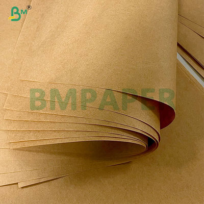 Papel Kraft de cemento marrón semi-extensible sin blanquear de 140 g para envolver