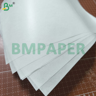 Papel Kraft de vidrio de una sola cara de 35 gm Blanqueado con papel blanco MG