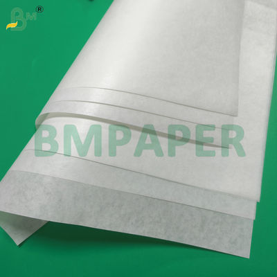 Papel Kraft de vidrio de una sola cara de 35 gm Blanqueado con papel blanco MG