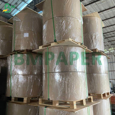 Papel Kraft de vidrio de una sola cara de 35 gm Blanqueado con papel blanco MG