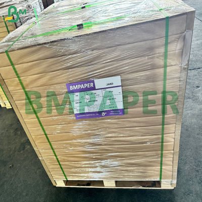 Papel Kraft de vidrio de una sola cara de 35 gm Blanqueado con papel blanco MG