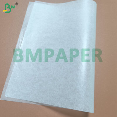 38 - 90gm Papel de vidrio blanco para envases de alimentos Resistencia a la grasa y el aceite