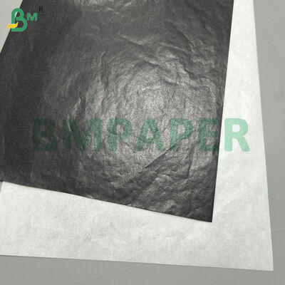 Papel glassine liso y resistente de 38 g/m² color negro para galletas y pasteles