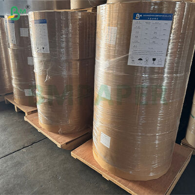 Papel de vidrio brillante de recubrimiento de silicona de 65 g 215 mm 1070 mm en rollo
