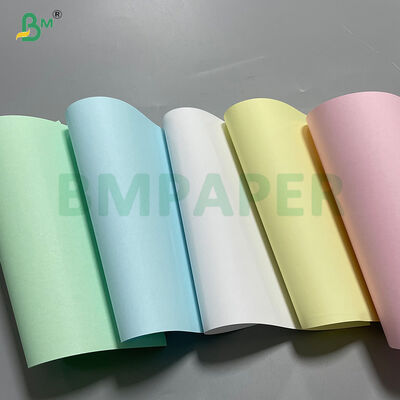 50-80GSM Papel NCR sin carbono de alta copia 80GSM Blanco / Azul / Rosa / Verde
