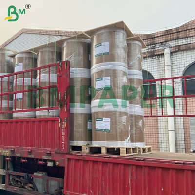 Papel de cultivo de mangos con revestimiento de cera brillante Material de espalda negra 56 gm