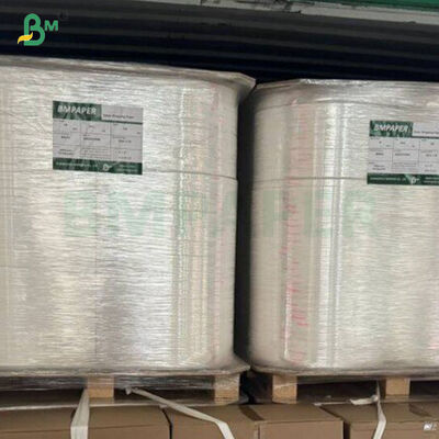 Papel de embalaje para pajitas blanco de 28 gramos, buena resistencia a la tracción, sin OBA