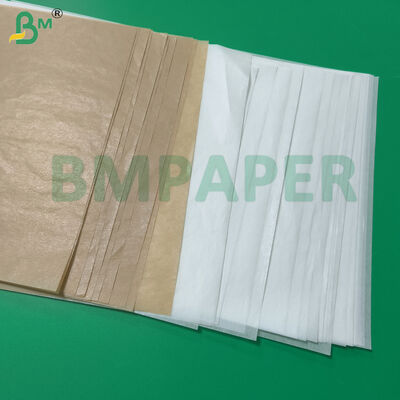 Papel de Hornear Blanco y Marrón para Freidora de Aire, Papel Liner de 40 g/m² con Superficie Antiadherente