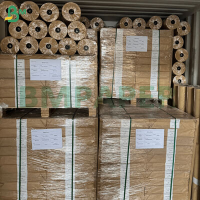 80/100gm Calidad de sobre de resistencia Rollos de papel kraft de color marrón plano