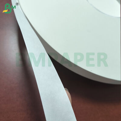 Rollos cortados de papel kraft blanco para el embalaje de paja 24 g / 35 mm