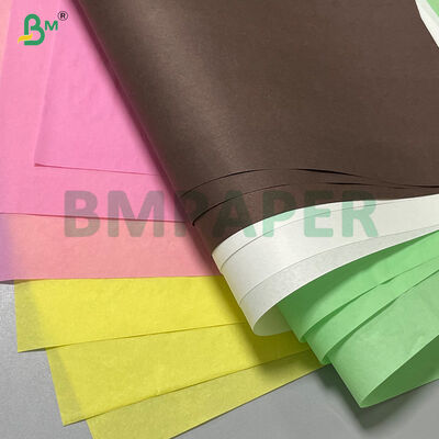 40 g 50 g Papel de limpieza de pasteles de papel de horneado a prueba de grasa de color rosa