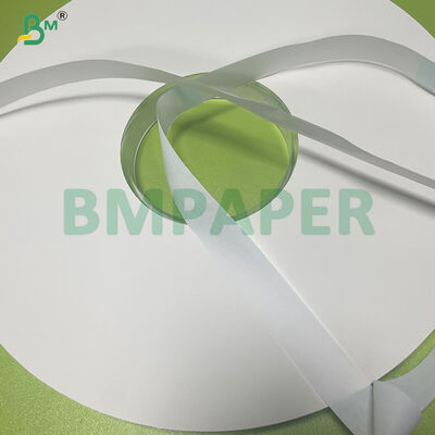 Rollo de papel kraft blanco de grado alimenticio de 28 g/m² para envolver pajitas