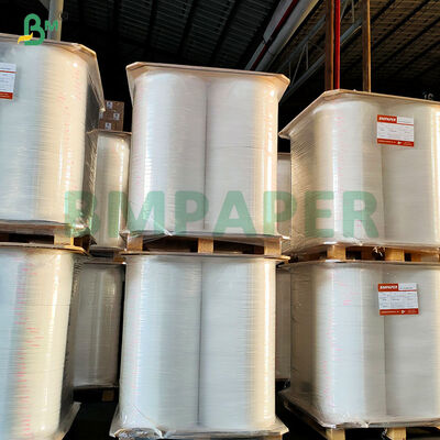 Papel envuelto de paja lisa y blanca de 24 gramos a 28 gramos para embalaje individual de paja